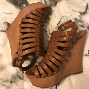 Tan wedges